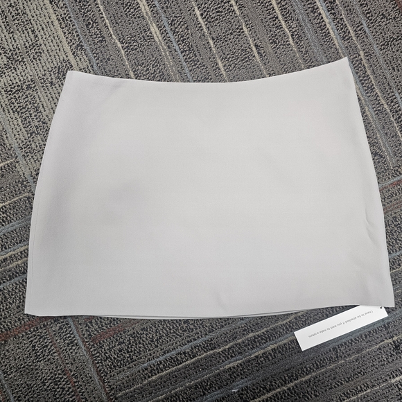 Reformation Silver Mini Pencil Skirt Cocktail - Picture 3 of 11